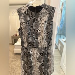 French Connection snakeskin dress